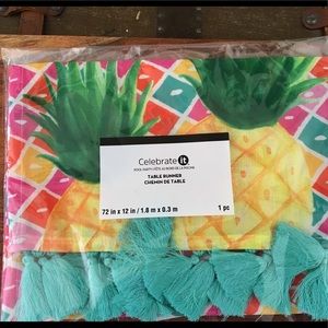 New Runner for Table, Summer Themed Table Runner 72 x 12" New In Package